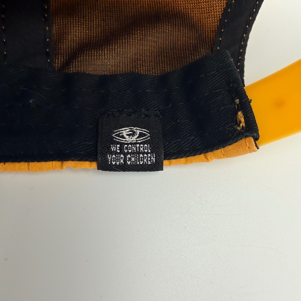 Toy Machine Eye Logo Snapback Hat Yellow 6-Panel Skateboard Cap Adjustable - Picture 7 of 8